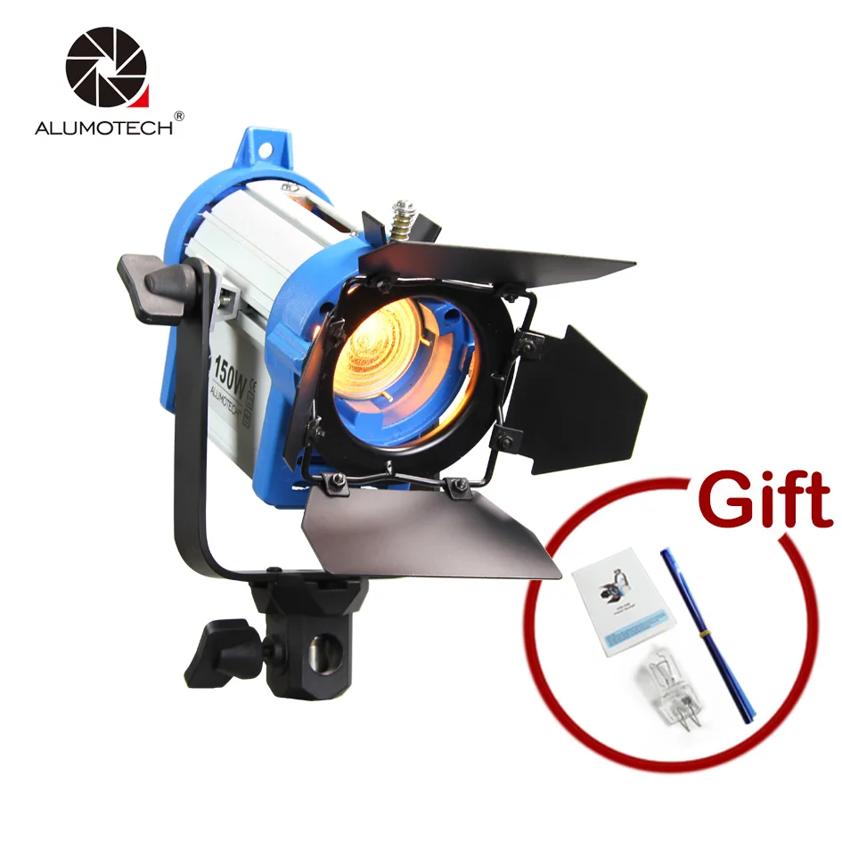 Alumotech Arri 150W вольфрамосветильник Френеля + лампа шторка для