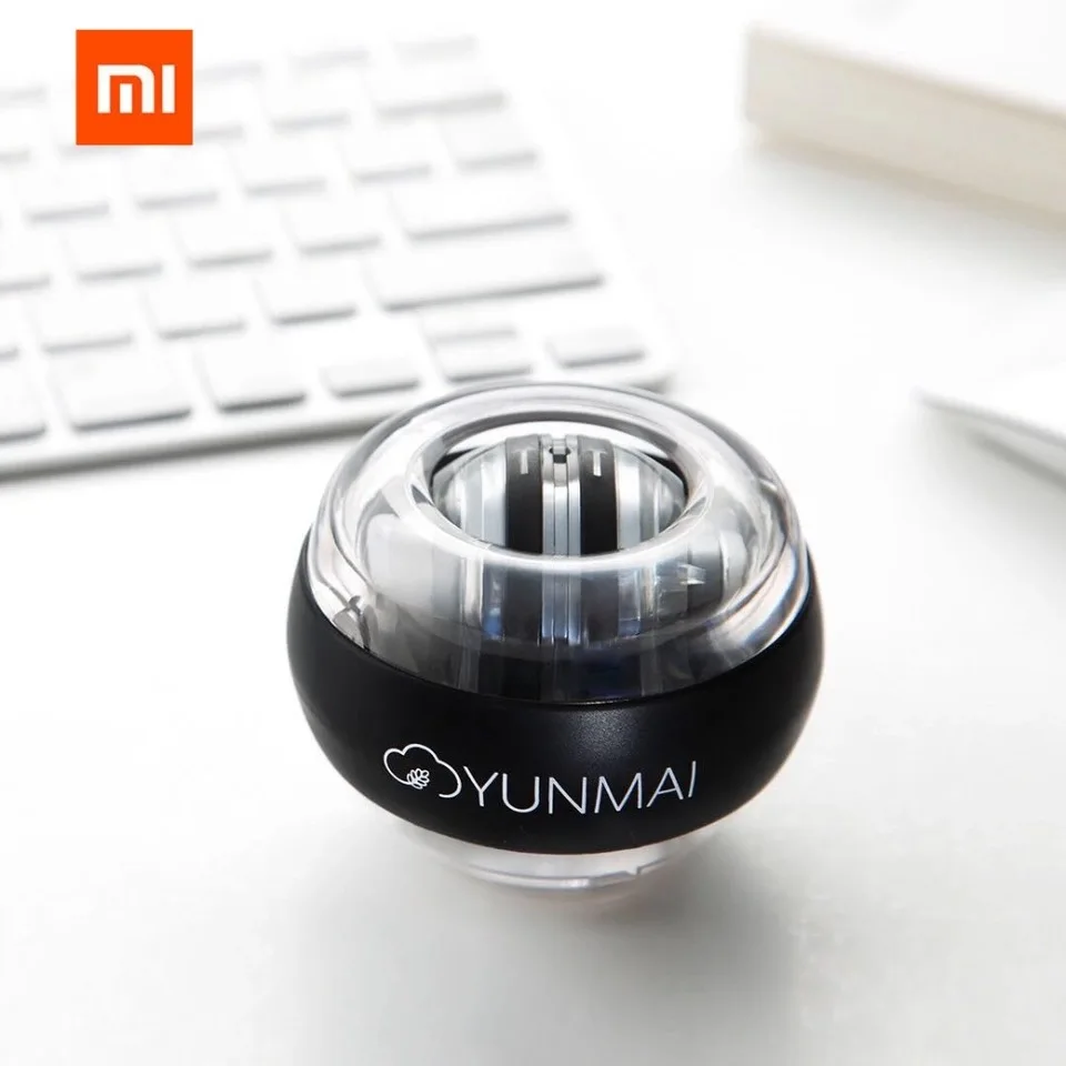 Xiaomi YunMai шар для разминки запястий светодиодный Gyroball Essential Spinner Гироскопический тренажер для предплечья гироскопа мяч