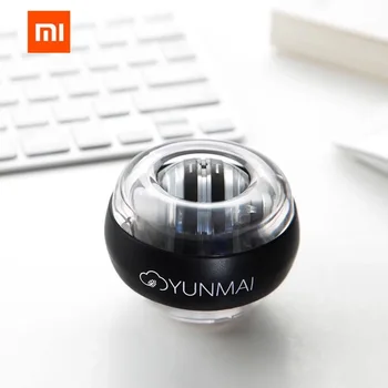 

100% Original Xiaomi YunMai Wrist Ball LED Gyroball Essential Spinner Gyroscopic Forearm Exerciser Gyro Ball in Stock