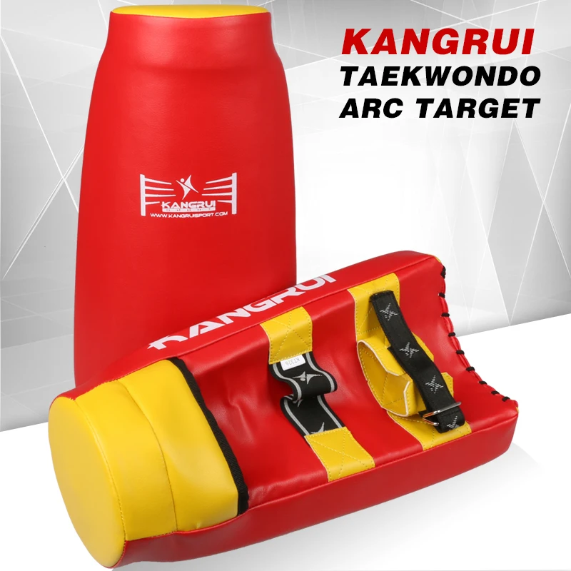 PU Leather fitness taekwondo kick pad target kick boxing armguard foot