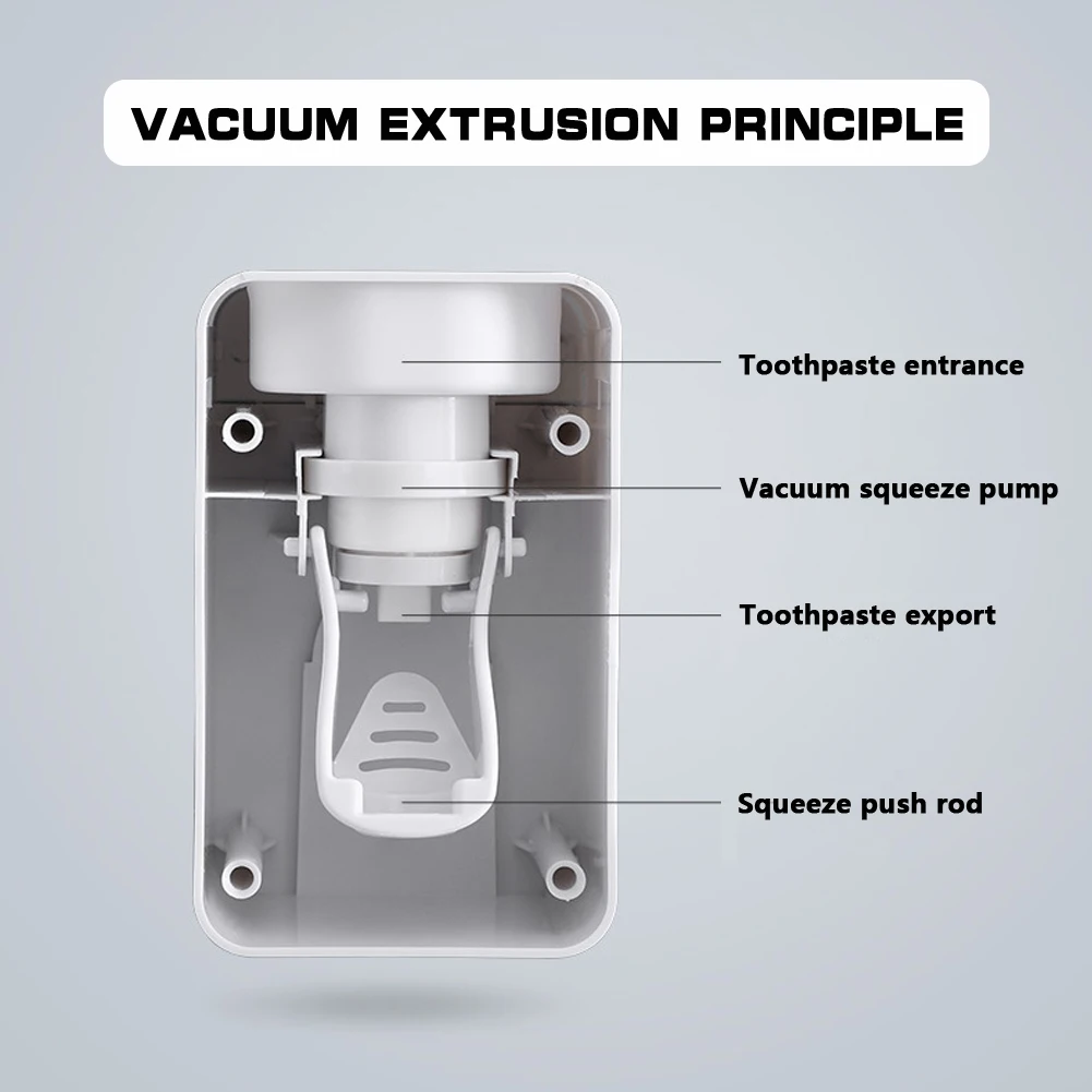 Автоматический диспенсер для зубной пасты Пыленепроницаемая настенная подставка для зубных щеток подставка для крепления аксессуары для ванной комнаты Набор домашних соковыжималок для зубной пасты
