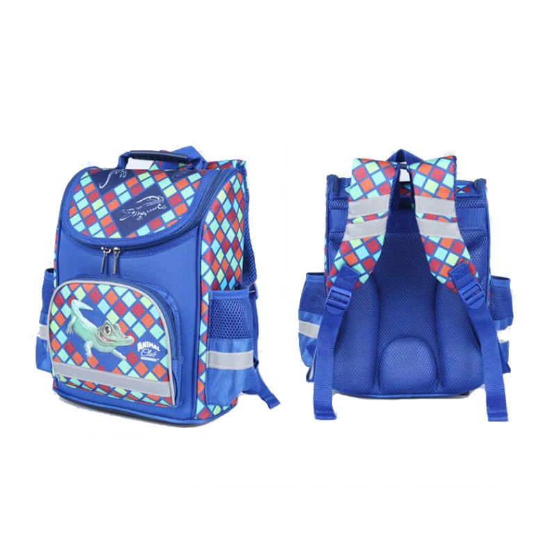 Новые детские рюкзаки для детского сада девочек и мальчиков школьные сумки мультфильм животный узор ортопедические ранцы детские сумки