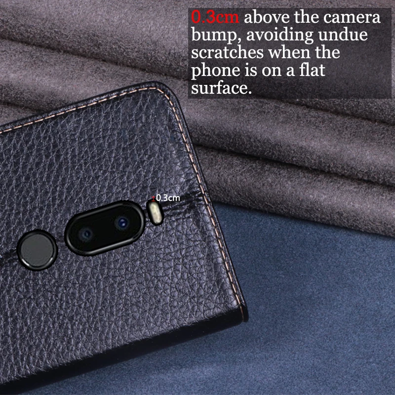 Роскошный кожаный чехол книжка RYKKZ для Meizu Note 8 подставка мобильного телефона MEIZU 6