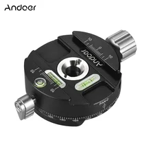 Andoer PAN-0 вращающаяся на 360 градусов дисковая камера быстросъемный зажим для Arca Swiss RRS Wimbereley Kirk Markins быстросъемная пластина