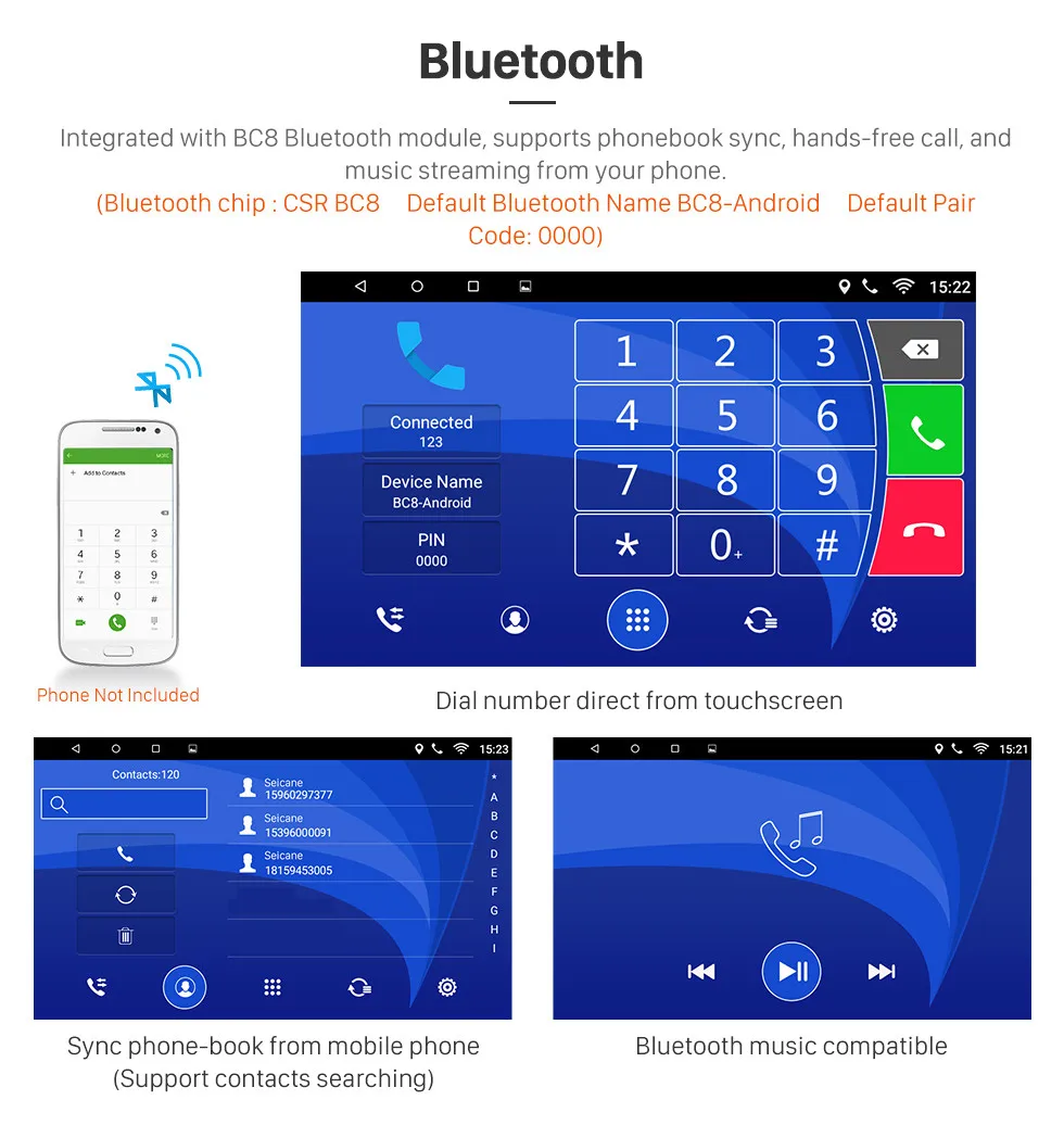 Top Harfey 2Din Android 8.1 For Toyota Vellfire ANH20 Ford Focus Exi AT 2004-2011 Multimedia radio player GPS NAVIGATION 11