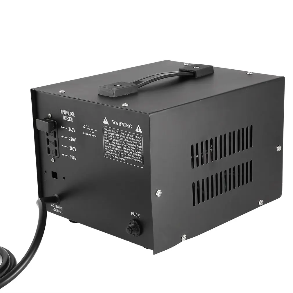 

2000W 110V/220V Electrical Power Voltage Converter With USB Step Up/Step Down Transformer Low Frequency Transducer US Plug