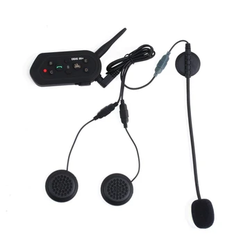 

Motorcycle Helmet Headset Bluetooth Intercom Max 1000m 6 Riders Wireless Waterproof Interphone Voice Helmet Headset