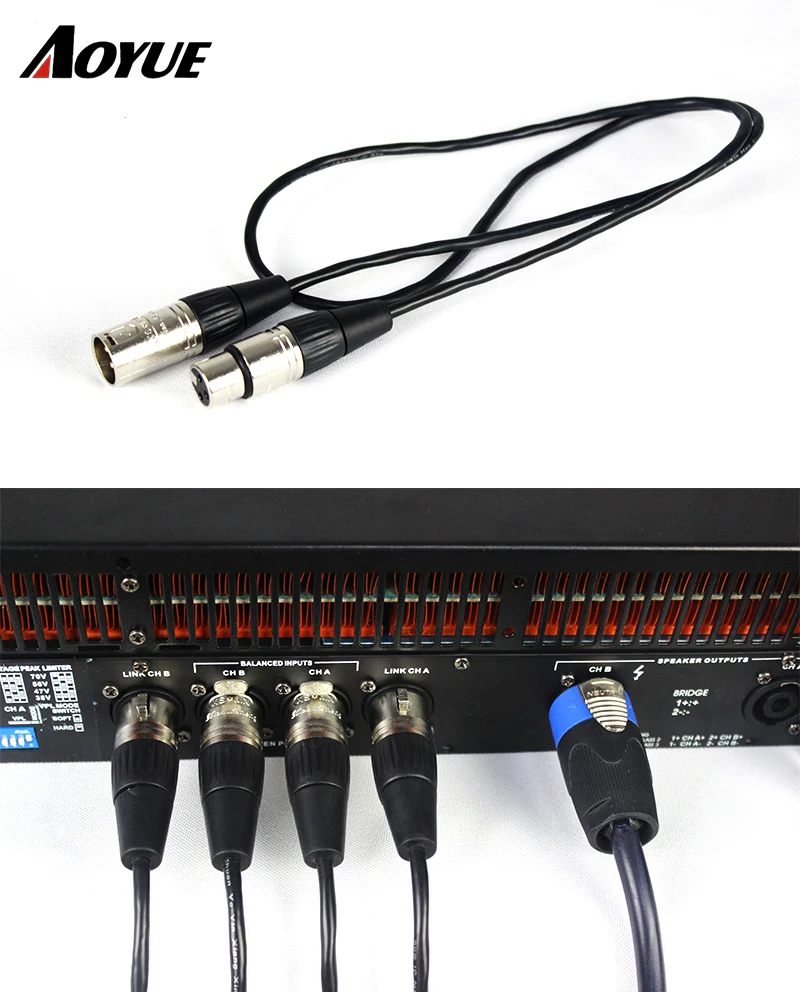Усилитель 3 контактный XLR кабель aoyue|amplifier xlr|xlr amplifiercable amplifier |
