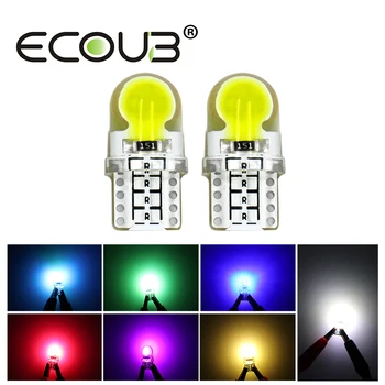 

2 Pcs Auto T10 LED W5W LED Light 168 194 12V White Clearance Light Blue Green Interior Reading Signal Lamp for Car Accessories