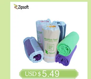 Zipsoft 2Pcs \ партия спортивные Полотенца с сумка Спортивная пляжные для взрослых из микрофибры Одежда заплыва бассейн Путешествия Отдых фен 2017New 75x135 см