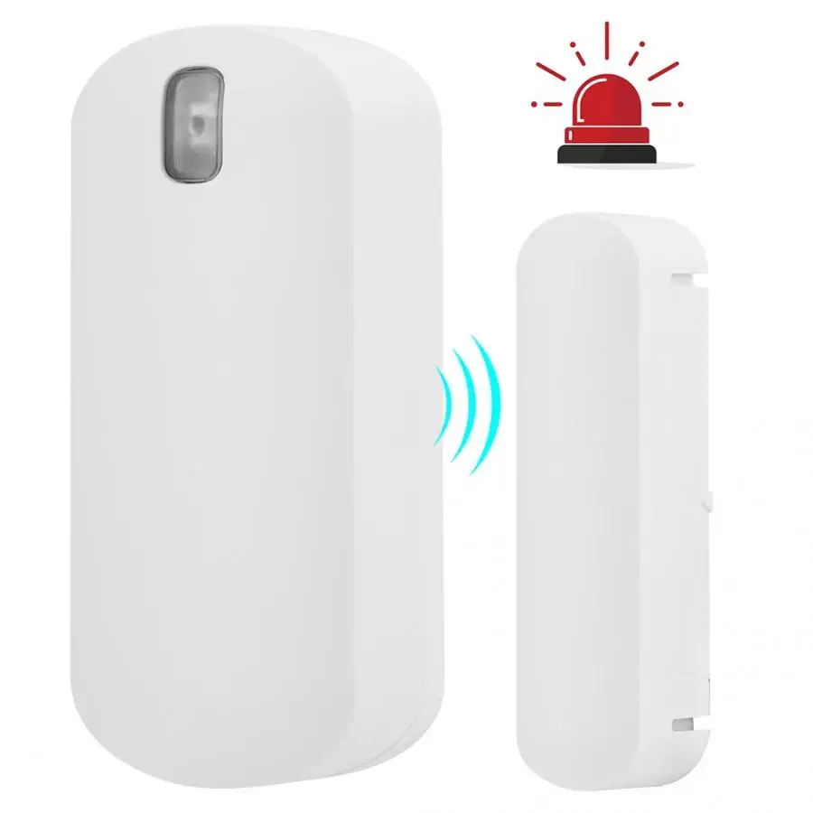 

Wireless Window Door Cabinet Sensor 433MHz Smart Detector Anti-theft Security Alarm System Built-in high-performance antenna