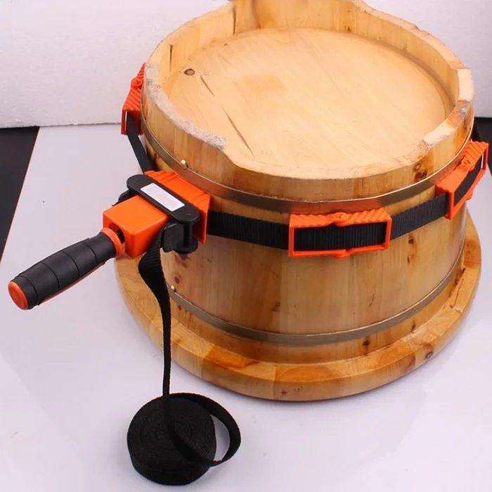

Multifunction Binding Belt Clamp Nylon TPR Handle Polygons Angle Clip 4 Yards With 4M Belts Woodworking Tool LO88