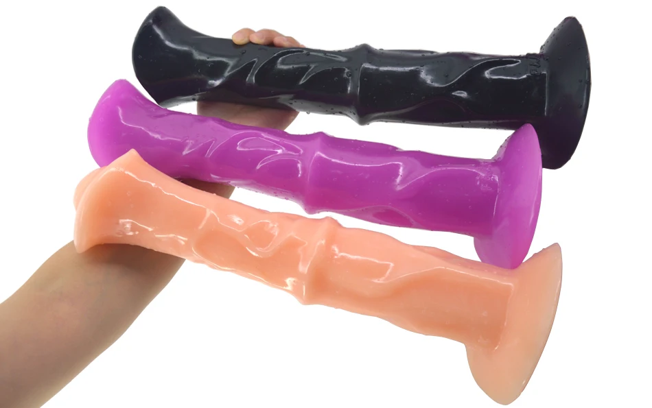 Tipo animal médio cavalo anal plug vibrador enorme brinquedo do sexo para fetiche massagem masturbação ventosa nenhuma vibração adulto produto quente