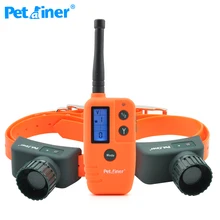 Petrainer 910B-2 большой голосовой звуковой сигнал для собак, тренировочный ошейник для 2 собак