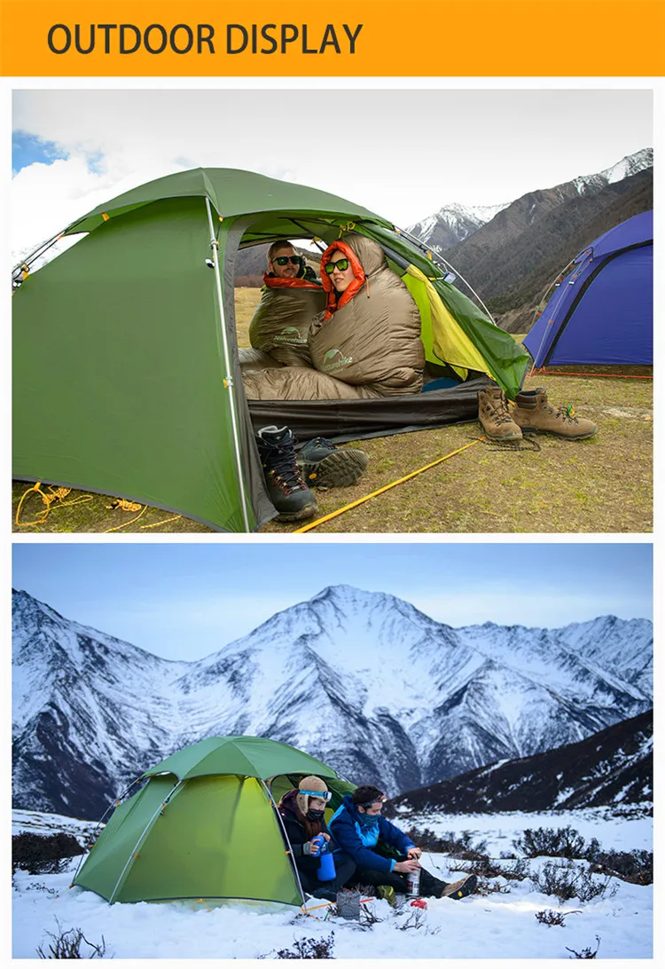 2 человека, четыре сезона, туристическая палатка для походов, рыбалки, охоты, путешествий, палатки с матом, ветронепроницаемые, непромокаемые