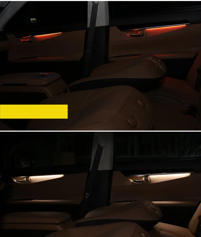 Lsrtw2017 светодиодный интерьер автомобиля атмосфера светильник для lexus es200 es250 es260 es300h 2012- 2013