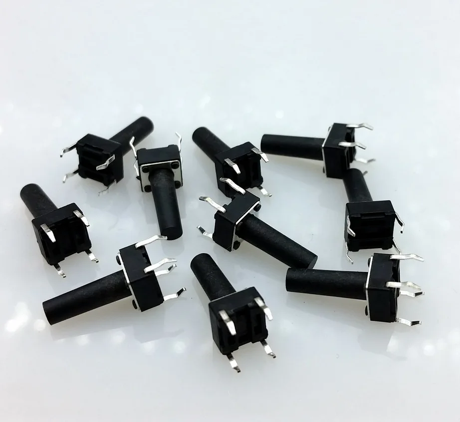 

6x6x14mm 4pin DIP Tactile Tact Mini Push Button Switch Micro Switch Momentary 100pcs/lot