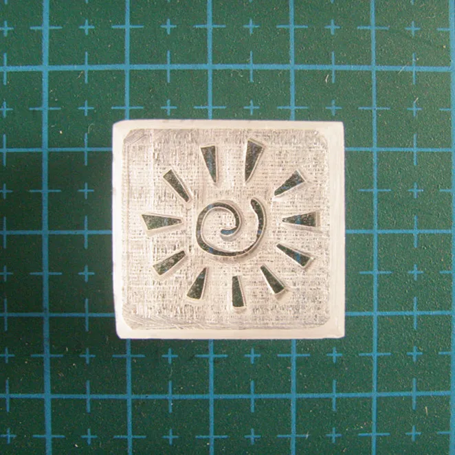 

free shipping Sol handmade soap stamp Chapter seal mold mini diy patterns natural 2cm