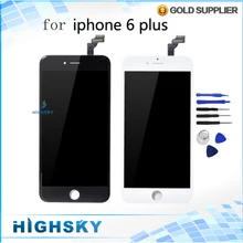 For iPhone 6 plus LCD Display With Touch Screen Frame AAA Tested No Spot No Dead Pixel 1 Piece Free Shipping With Free Tools