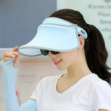 300 p Женская солнцезащитная Кепка с широкими полями, защита от УФ-лучей, Солнцезащитная шляпа, высокоэластичная летняя пустая верхняя крышка с козырьком для рыбалки, Кепка для бега