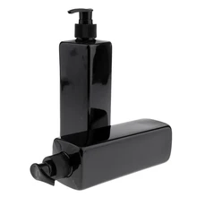 2 упаковки многоразового использования 500 мл пластиковые бутылки с насосом с винтом на лосьон насос для многоразового косметического 2,24 × 8. Дюймов