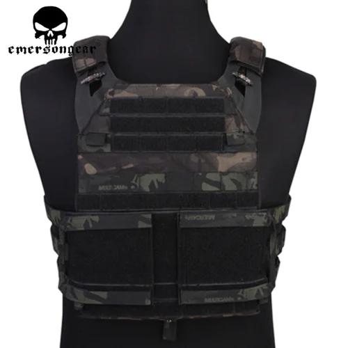 Абсолютно EmersonGear Jum Plate Carrier 2,0 тактический жилет JPC охотничьи туристические жилеты - Цвет: MCBK