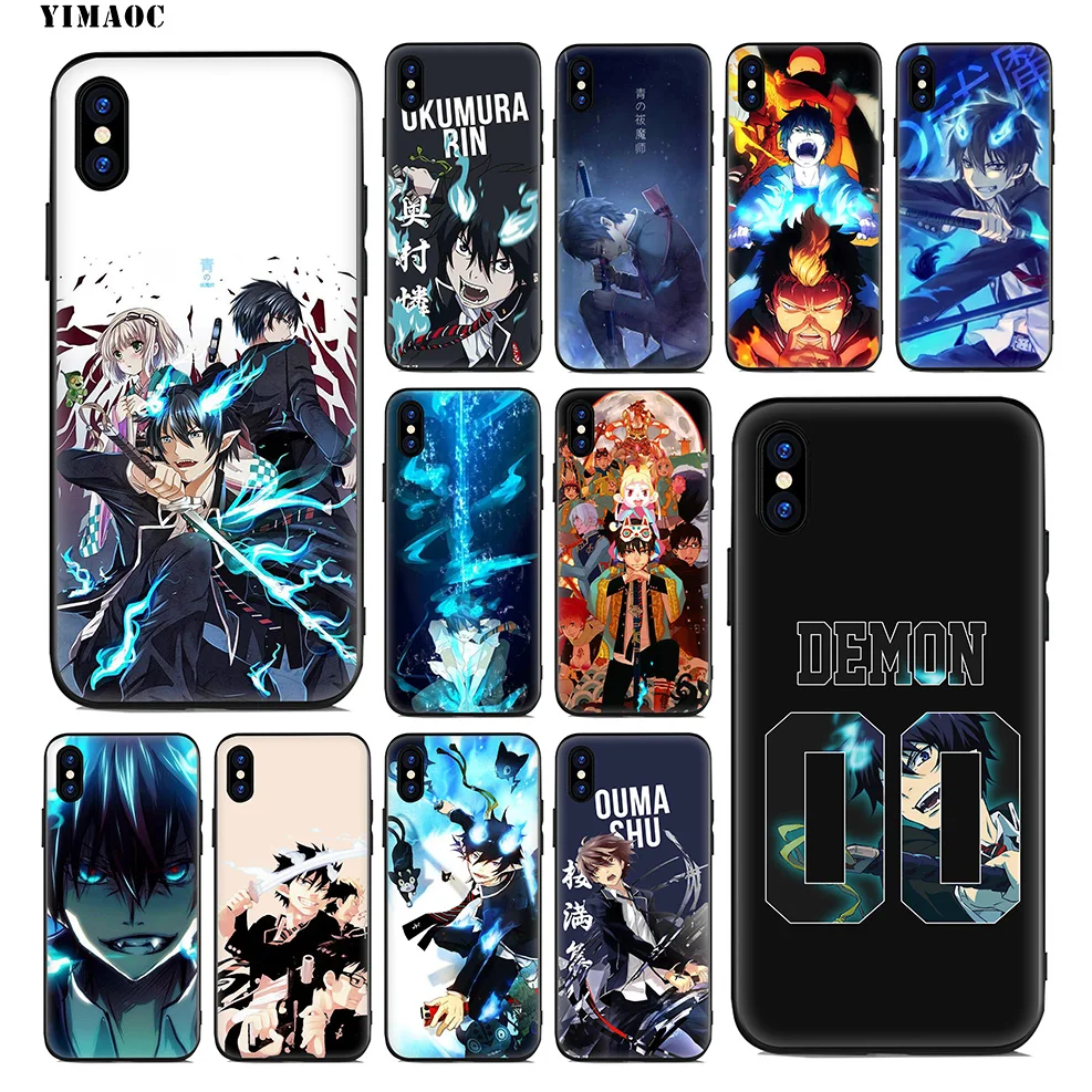 YIMAOC синий Exorcist аниме Мягкий силиконовый чехол для iPhone 11 Pro Xr Xs Max X или 10 8 7 6 6S Plus 5 5S SE