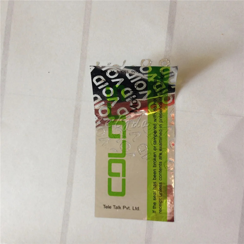 1000pcs 무료 배송 Tamper Evident Sealing Label 위조 방지 상자 카톤 보안 포장 Tamper Evident Sticker 55*25mm