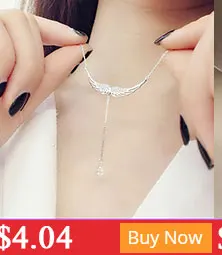 DreamySky Настоящее чистое 925 пробы Серебряное ожерелье с сердечком для женщин на свадьбу S925 длинное массивное ожерелье рождественские подарки