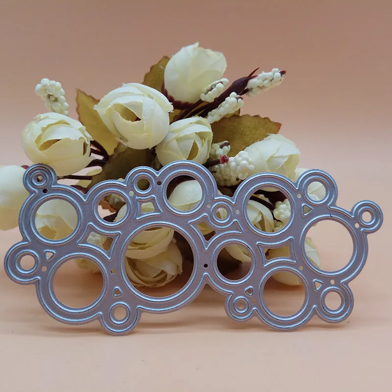 

Circle Bauble Foam cover Background Dec 2018 New Cutting Dies Scrapbooking Dies Embossing Stamps and die for Card Making DIY