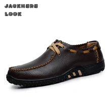 Hecho a mano de Cuero Genuino Pisos Resbalón En los Zapatos del Barco Mocasines Mocasines de Alta Calidad de Los Hombres A Estrenar de Conducción 1211