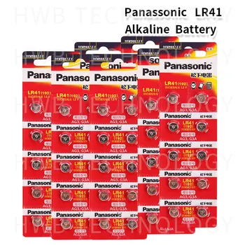 

Wholesale 200Pcs 1.5V PANASONIC LR41 192 Button Cell Alkaline Batteries Freeshipping