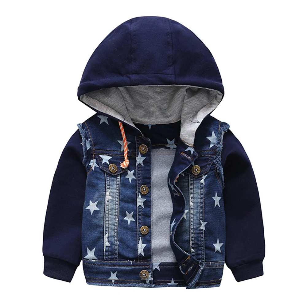 9M 4T Baby Boys Jeans Coat Spring Autumn Infant Denim ...