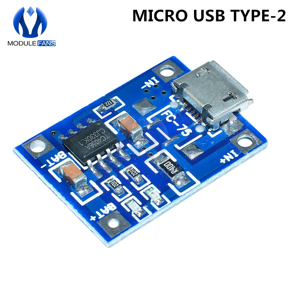 TP4056 type-c/Micro/Mini USB 5V 1A 18650 модуль зарядного устройства литиевой батареи зарядная плата двойной функции Li-Ion TC4056A TC4056