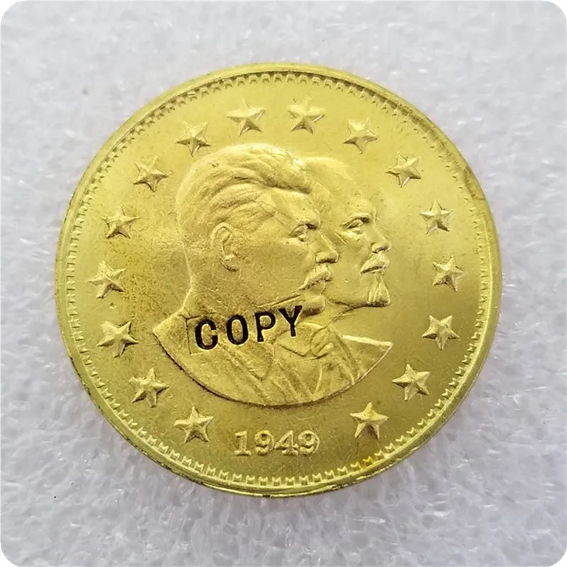 1 рубль 1949 профиль Ленина и Сталина памятные монеты-копия монет медаль коллекционные монеты