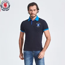 Fredd Marshall, новинка весны, однотонная мужская рубашка поло, деловая, повседневная, однотонная, с принтом, поло, мужская, короткий рукав, мягкий хлопок, рубашки поло