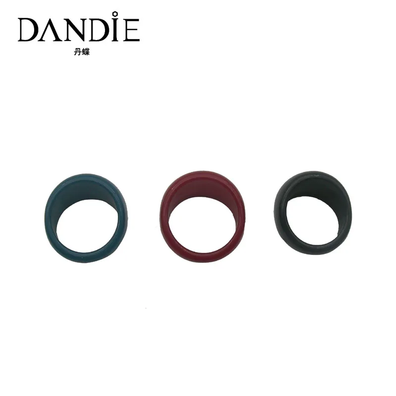 

Dandie Fixed Size Three Together Red Bule Black Ring, Fashion Jewelry Daily Wear