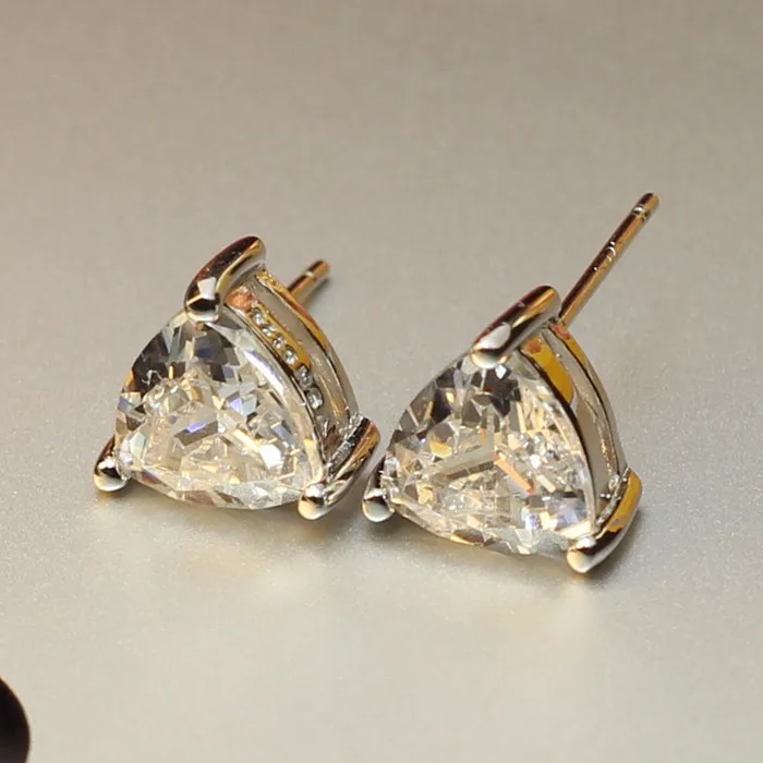 

925 Sterling silver Woman Fine Elegant Cubic Zircon Crystal Jewelry Girl Birthstone Valentine Gift