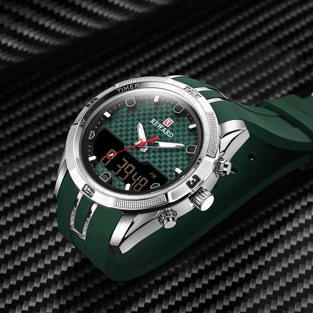 

Montre Digitale Homme Dual Display Men's Military Wristwatch LED Analog Sports Watch Mens Luxury Brand Clock Reard Vip Timepiece