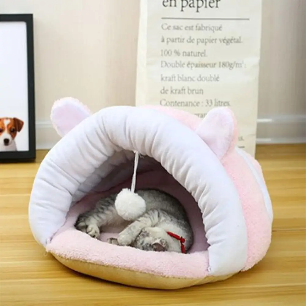 TPFOCUS плюшевая кровать для кошки, устойчивая к укусам кровать для кота-любимца более теплая корзина спальная подушка для осени и зимы теплая
