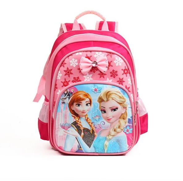 

Princess Elsa Anna Waterproof Printing School Bags Children Backpack Kids Orthopedic Schoolbag For Girls Mochila Escolar