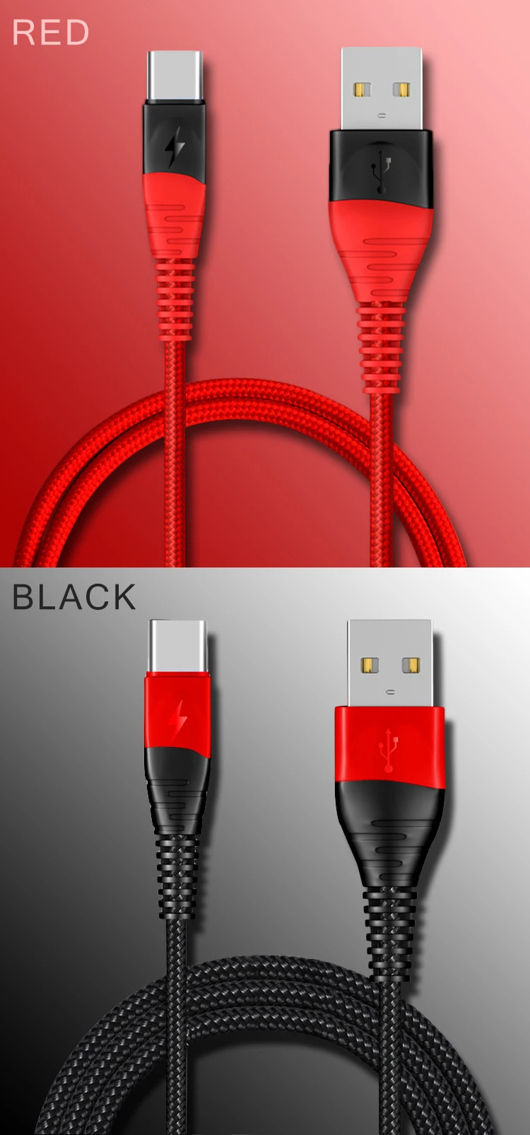FRLC USB C кабель для samsung S8 S9 2.4A Quik зарядный кабель type C USB для xiaomi mi9 Redmi note7 зарядное устройство для андроида