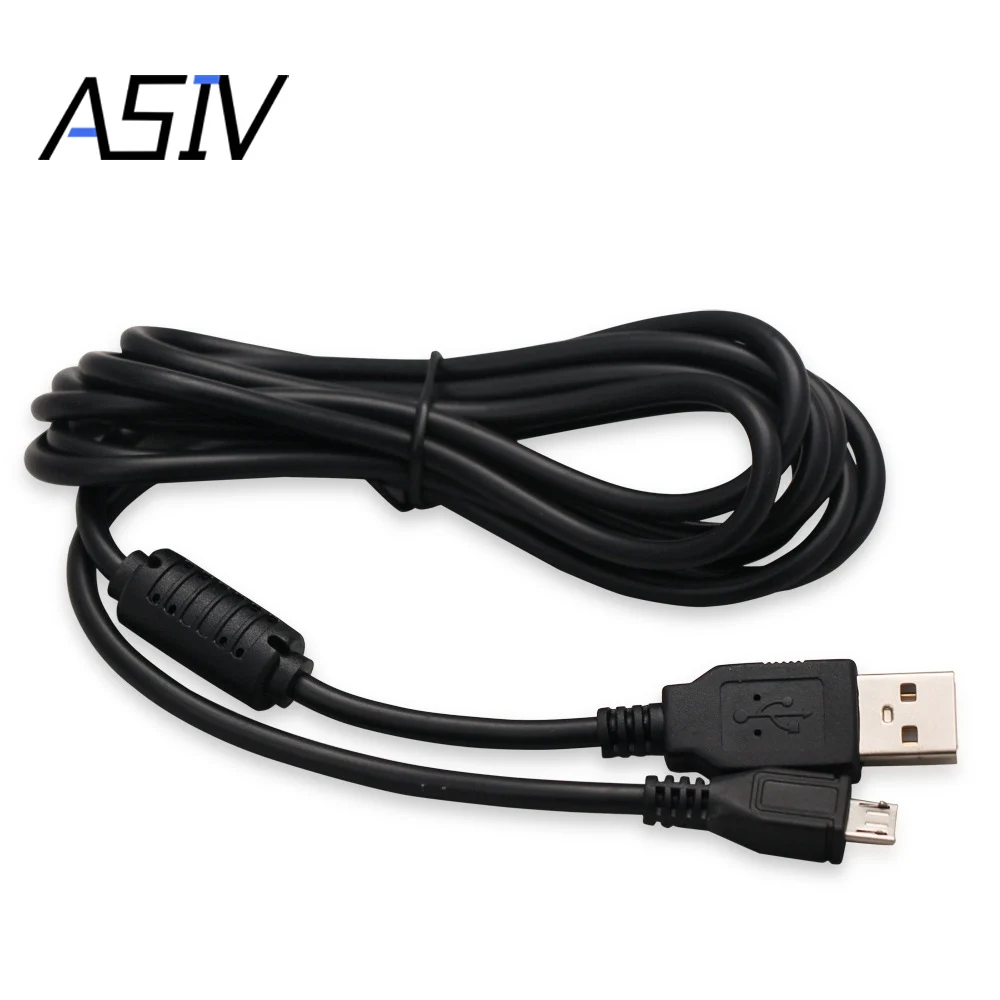 Mango Consola Cable de Datos USB para Playstation Controlador Juego Negro Conector de Línea de Cable USB para Sony PS4|Cables| - AliExpress
