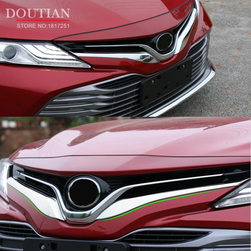 Для Toyota Camry 2018 Автомобильная Передняя решетка Накладка автомобильные