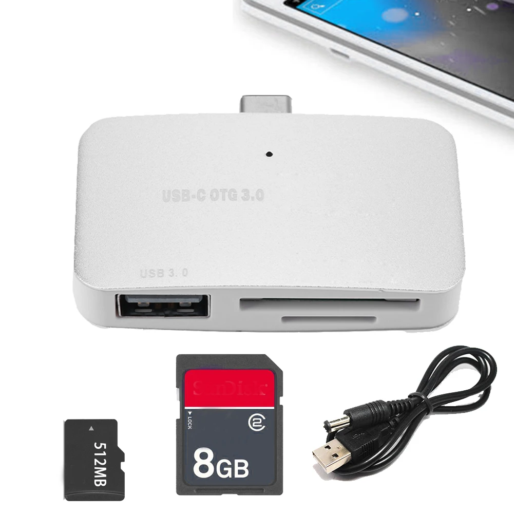 Высокая Скорость данных Передача USB 3,0 Тип C SD TF OTG кард-ридер для macbook компьютера для мобильных телефонов на Android