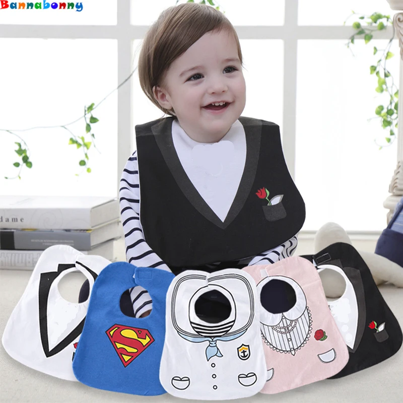 

2019 Newest Fashion newborn burp cloth Infant Saliva Towels baby dress modeling bib Waterproof baby bibs 0-3 years 32x24cm