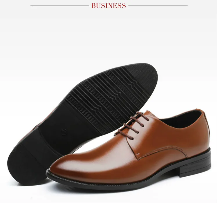 Новая брендовая мужская деловая обувь весенне-осенняя мужская черная кожаная Свадебная Дизайнерская обувь, большие размеры 45, 46, 47, 48