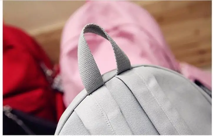 30 шт./лот! Женский холщовый рюкзак, женский простой стиль, рюкзак для отдыха и путешествий, студенческий рюкзак для девушек
