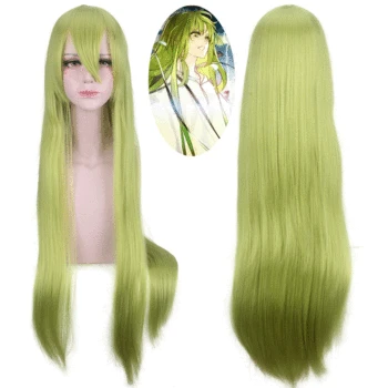 

Fate/Grand Order Cosplay Lancer Enkidu 100cm Green Long Synthetic Hair Cosplay Wigs