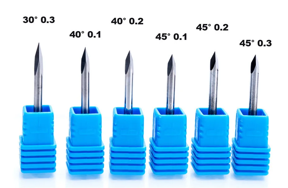 SHINA 1 шт. 3,175 мм 3 кромки карбидные пипамидные биты 2A хорошее качество гравировальный станок с ЧПУ 3 граненые инструменты для резьбы по камню